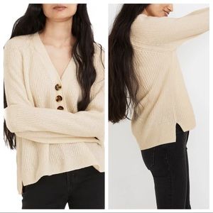 Madewell Lyle Rib Henley Sweater